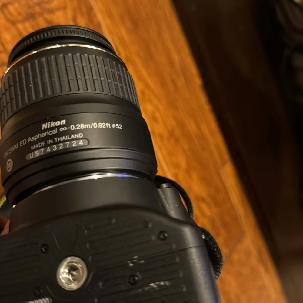 Nikon d3200 camera like new. Stored in a case and never touched